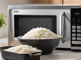 cozinhar arroz no microondas