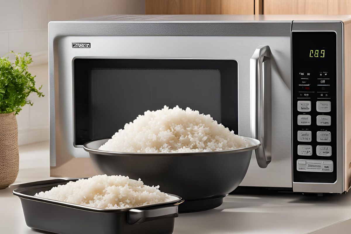 cozinhar arroz no microondas