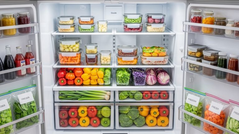 potes para organizar geladeira
