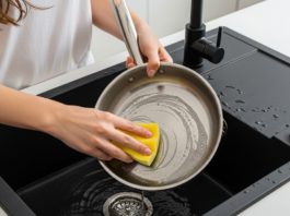 Limpar Panelas de Inox