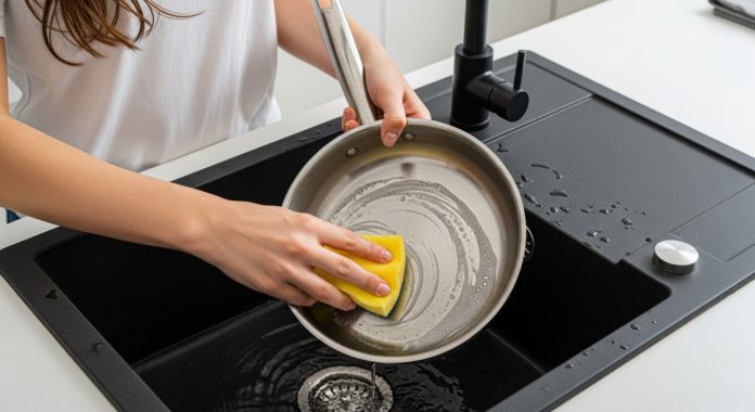 Limpar Panelas de Inox