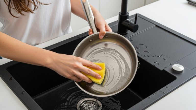 Limpar Panelas de Inox